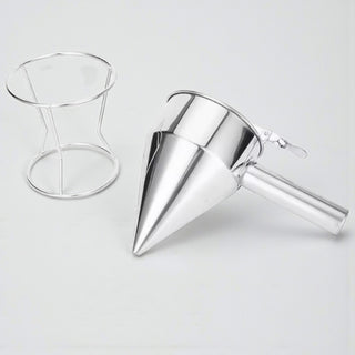 Dispenser a Imbuto con Supporto in Acciaio Inox – 600 ml