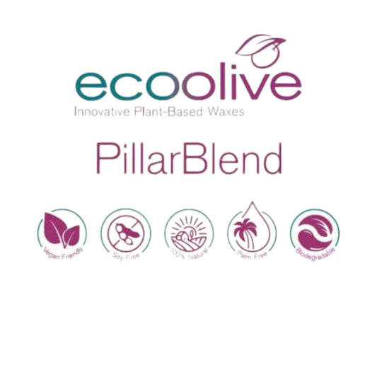 Eco Olive Pillar Blend- Cera di Olive per candele in Stampi/ Tarts/ Candele a colonna