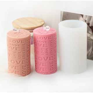 Love Cylinder silicone mould