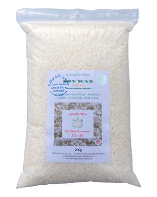 100% Natural CS-50 Premium Soy Wax for beaded containers