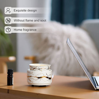 Brucia Essenze Elettrico Multifunzione in Ceramica – Profumo & Design in 2 in 1