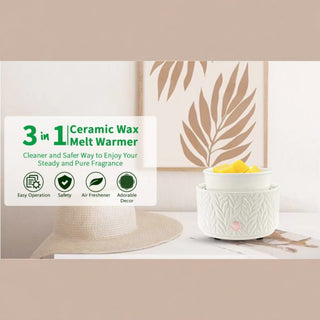 Brucia Essenze Elettrico Multifunzione in Ceramica – Profumo & Design in 2 in 1