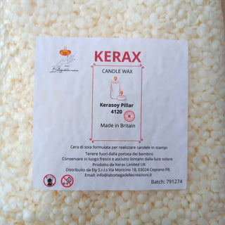 Soy wax for molded candles/tarts/pillar candles Kerax pillar 4120 2kg