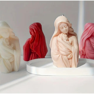 Stampo in silicone Madonnina con il figlio in braccio