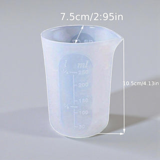 Bicchiere Dosatore in silicone 250ml - Bottega delle creazioni