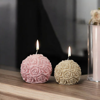 Sphere Rose silicone mould