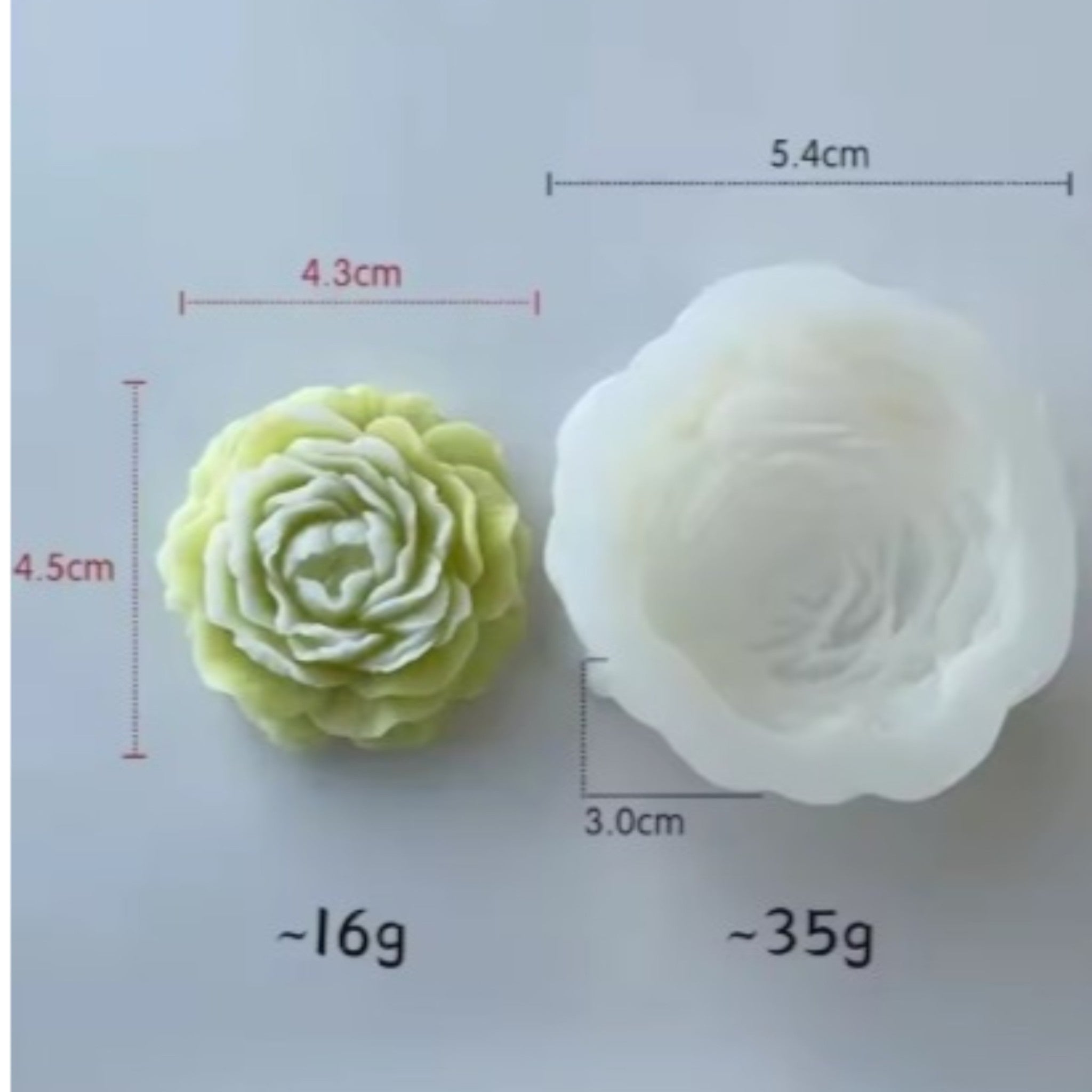 Stampo Fiori Per Cioccolato Stampo Silicone Fiore Di Peonia Stampo Fiori Per Cioccolato Stampo Silicone Fiore Di Peonia