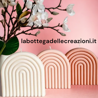 Stampo in silicone Arcobaleno per candele moderne