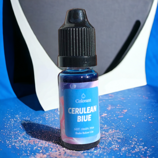 Colorante liquido per la Cera 10ml CERULEAN BLUE (Celeste)