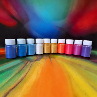 Powder pigments set 10 colors