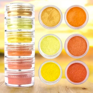 Powder pigments set 6 colors