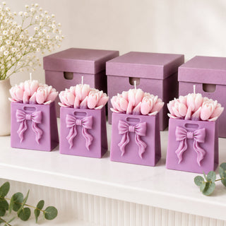 Stampo in silicone Borsa Regalo con Tulipani - Bottega delle creazioni