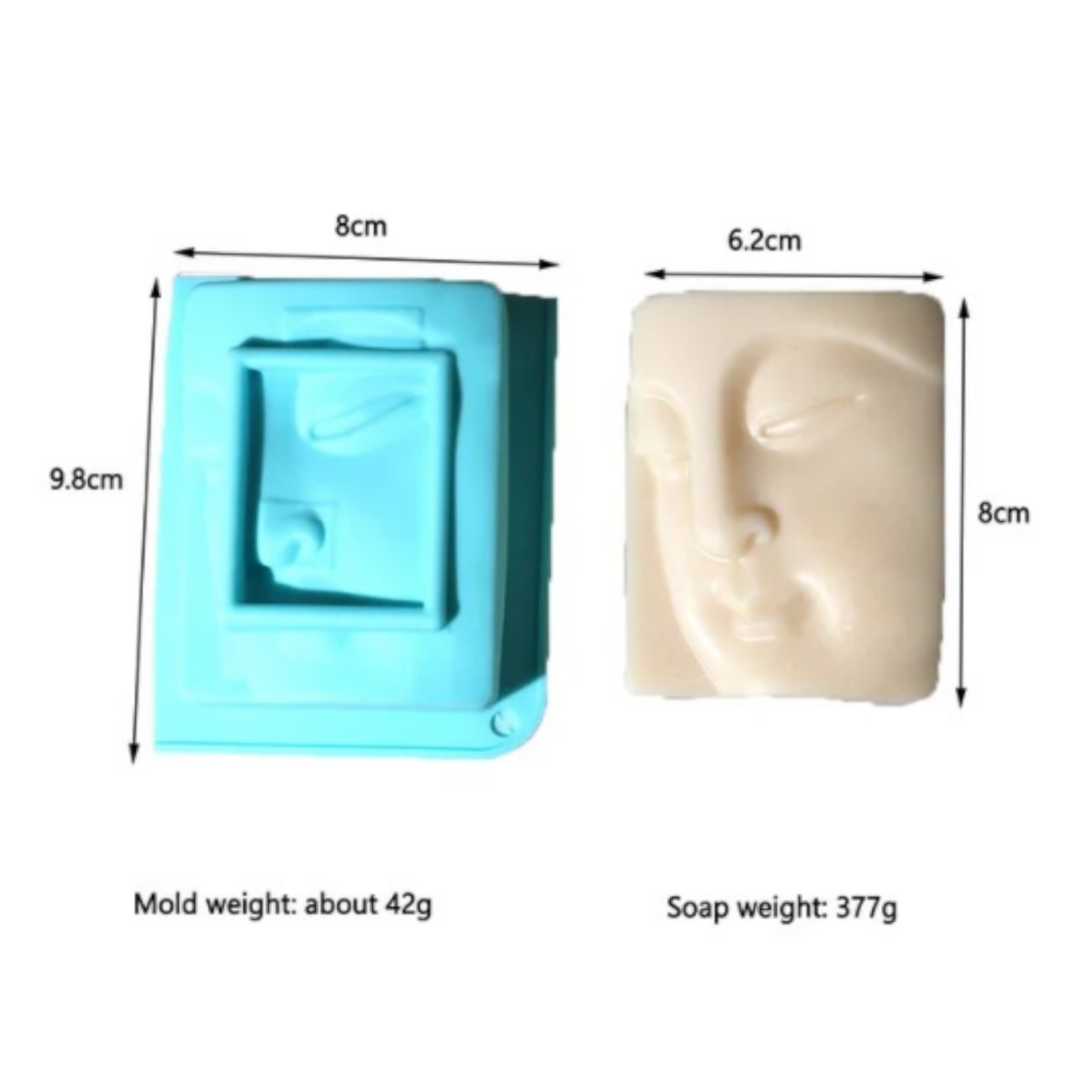 3D Face silicone mold