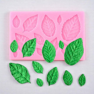 Stampi in silicone Set Roselline / Foglie