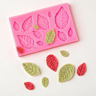 Stampi in silicone Set Roselline / Foglie