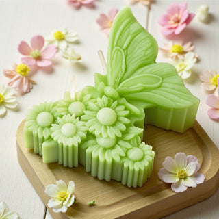 Stampo in silicone Farfalla decorata