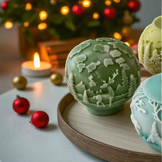 Stampo in silicone Sfera di Natale