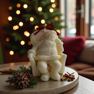 Stampo in silicone Babbo Natale sulla poltrona