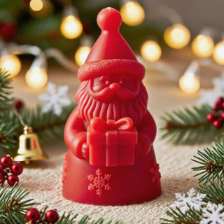 Stampo in silicone Babbo Natale con regalo
