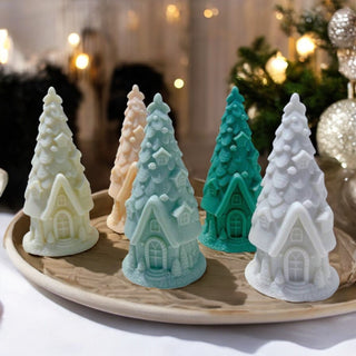 Stampo in silicone Albero casetta di Natale