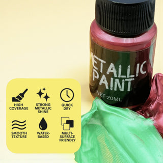 Coloranti Acrilici Liquidi – Set 12 Colori + 2 Pennelli