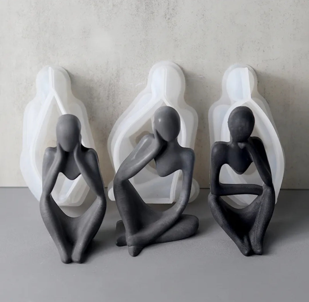 Stampo di silicone 3D Corpo Umano Statua - Bottega delle creazioni