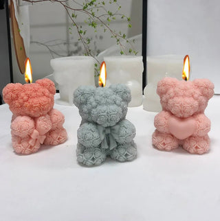 Stampo in silicone Orso Bear Hug Love - Bottega delle creazioni