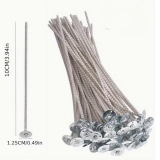 Pure Cotton Candle Wicks 10cm diameter 2.5mm