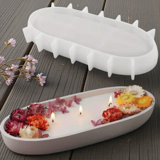 Silicone mold Oval tray