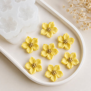 Stampo in silicone Fiore di ciliegio - Bottega delle creazioni