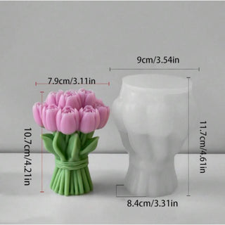 Stampo in silicone Bouquet di tulipani